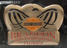 ⭐H-D SHOP of BRANDON FLORIDA HARLEY DAVIDSON DEALER DEALERSHIP VEST JACKET PIN