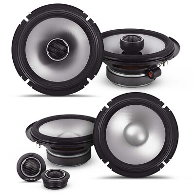 Alpine S2-S65/S2-S65C, S Series 6.5 2-Way Hi-Res Speakers Bundle