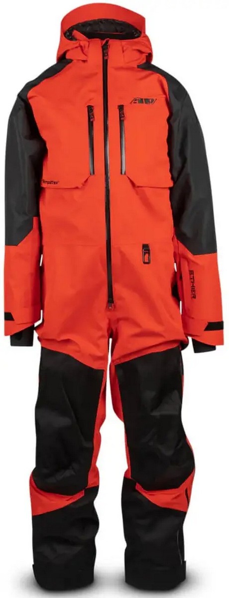 509 Ether Mens Snow Monosuit Red