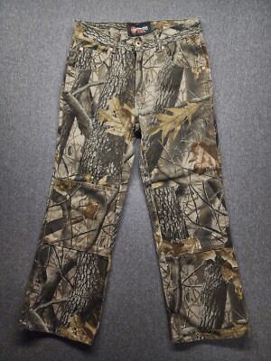 Outfitters Ridge Camouflage Pants Boys Size Large 10R Double Knee
