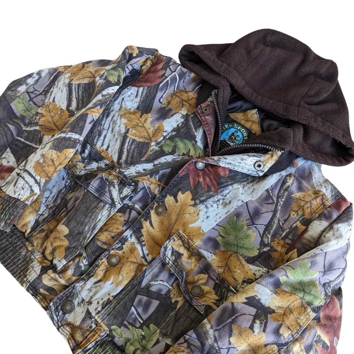 Master Sportsman Rugged Outdoor Gear Hunting Camo Hoodie Jacket Boys S |  eBay