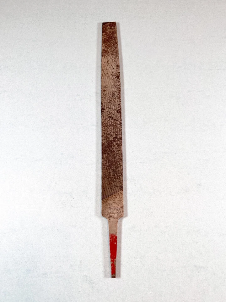 Simonds 10 x 1 Inch File Nucut USA Flat Bastard Double Cut Flat BD Vintage Tools - Image 3 of 4