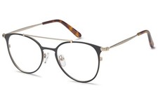 CAPRI OPTICS DICAPRIO DC174 UNISEX EYEGLASSES 52-20-140 BLACK/GOLD W/ SOFT CASE