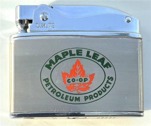 Maple Leaf CO-OP Petroleum Sunlite lighter Flynn's Service Phone 37 Strathmore