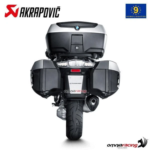 Escape Akrapovic homologado titanio deslizable BMW R1200RT 2014-2016 Foto 4 de 4