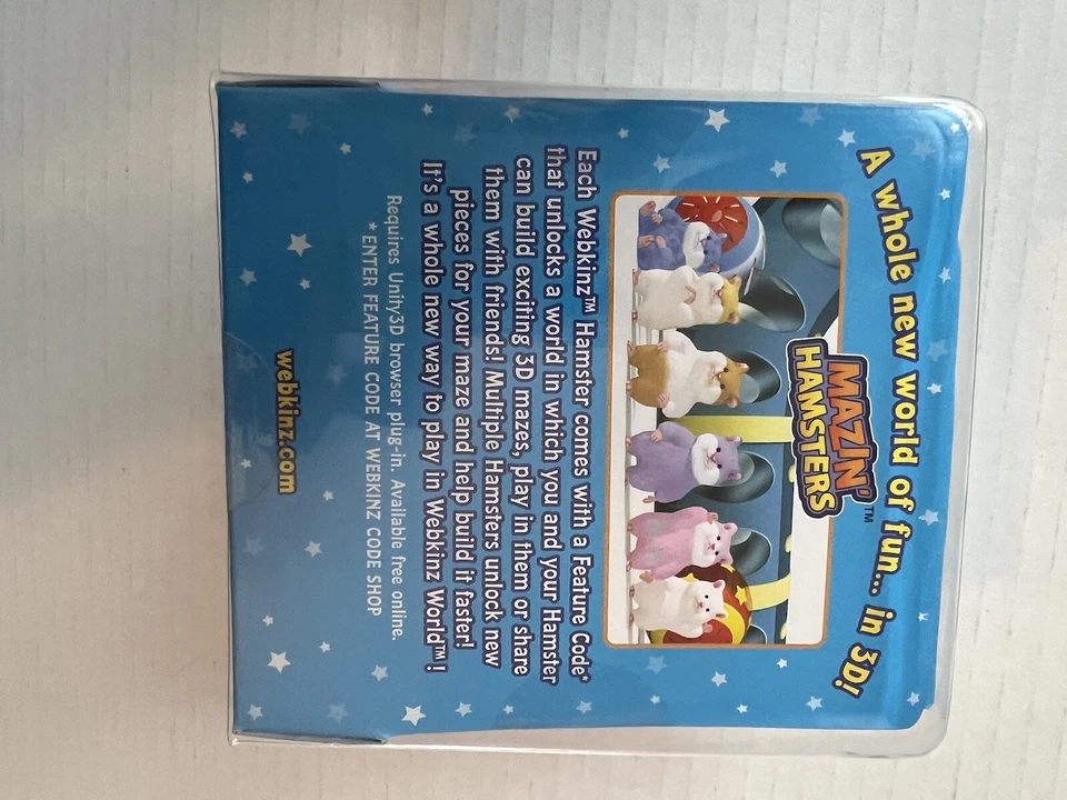 Webkinz Mazin' Hamsters Petunia New First Edition WE0007Purple Collectable RARE - Image 2 of 4