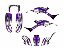 1993 -2006 Honda TRX 300 EX graphic decal kit 24 mil racing vinyl 4444 Purple