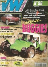 VW MAGAZINE N°96 SPECIAL BUGGIES /KARMANN GHIA 1963 / COX PLIT 1952/ BUGGY TOW'D