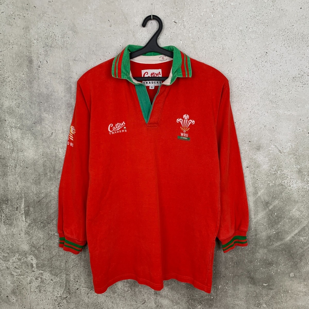 WALES 1992 1993 RUGBY UNION SHIRT COTTON TRADERS NATIONAL