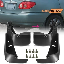 For 2003-2008 Toyota Corolla Mud Flaps Mudguard Splash Guard Front+Rear Set 4 Pc