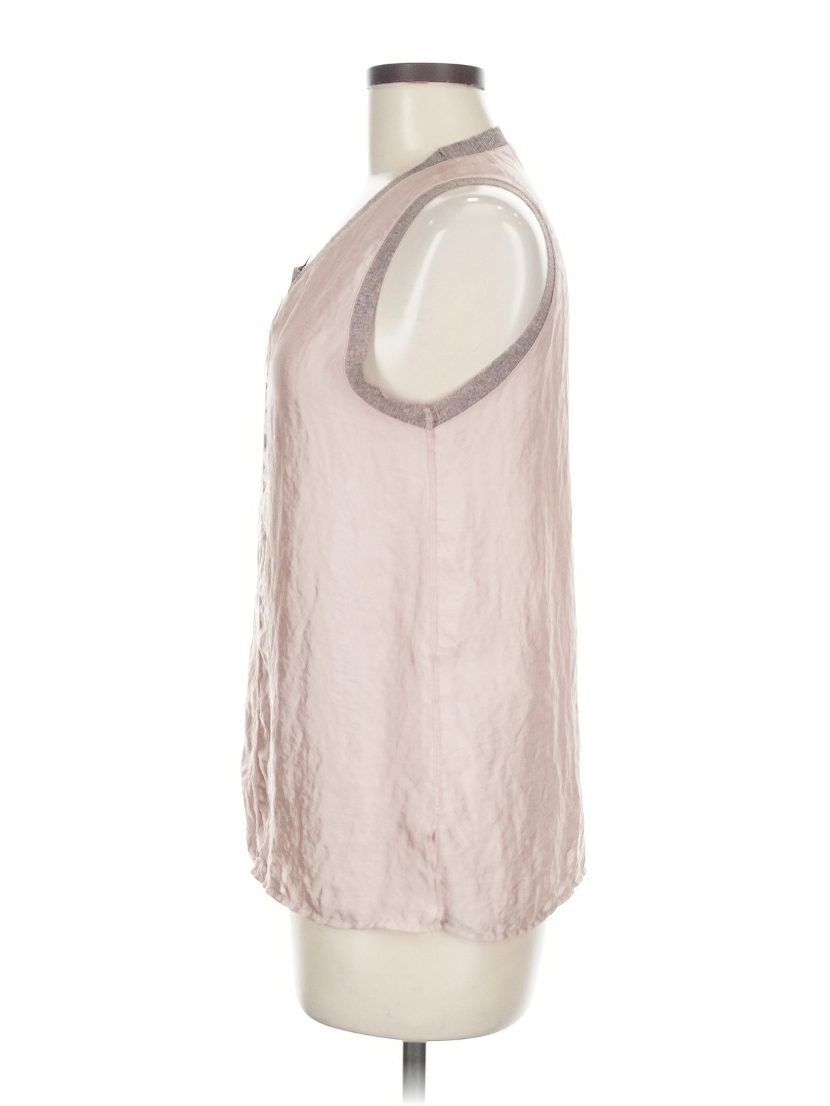 Zara W&B Collection Women Pink Sleeveless Blouse M thumbnail 4