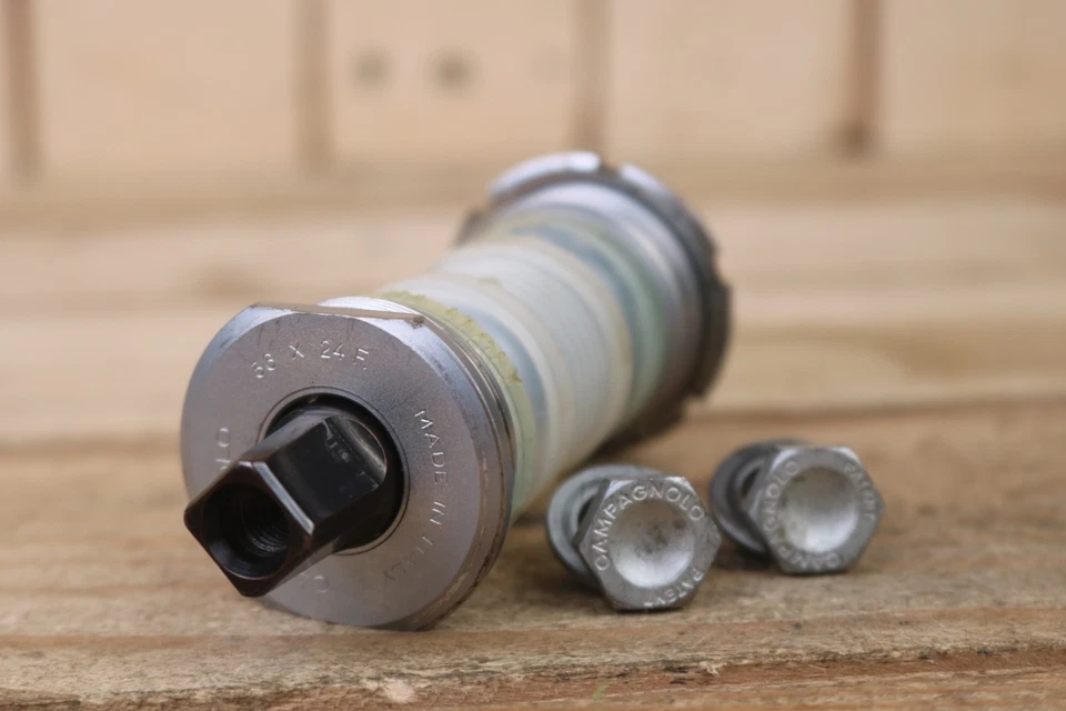 Campagnolo Athena 116mm Bottom Bracket ITA Vintage Retro Steel Road Bike Chorus - Image 4 of 4