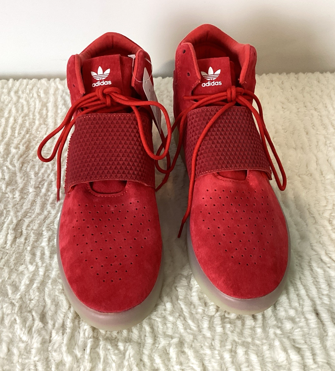 Size 11.5 - Adidas Tubular Invader Strap Red for sale online 