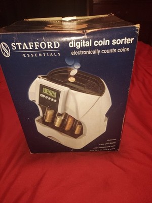 Stafford Essentials Electronic Digital Coin Sorter