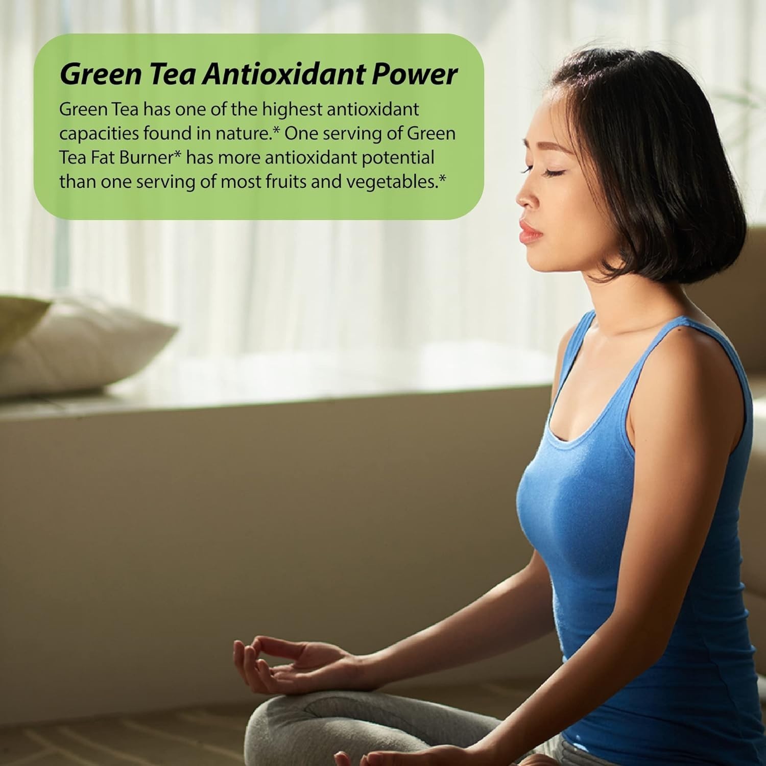Applied Nutrition Green Tea Dietary Supplement Fat Burner Liquid Softgel 30ct