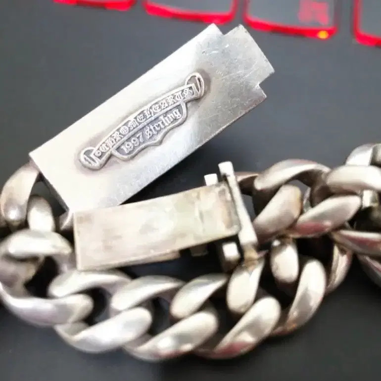 Chrome Hearts ID Silver Chain Bracelet thumbnail 3