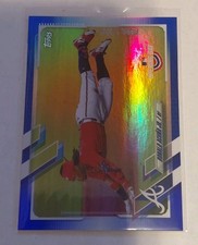 Ronald Acuna Jr. 2021 Topps Opening Day Blue Foil #150