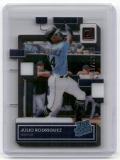 2022 Panini Chronicles Donruss Clearly Julio Rodriguez Rated Rookie Acetate /100