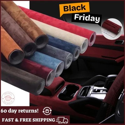 Suede Headliner Fabric Peel & Stick Trim Sheet 0.6mm 50x140cm/500cm