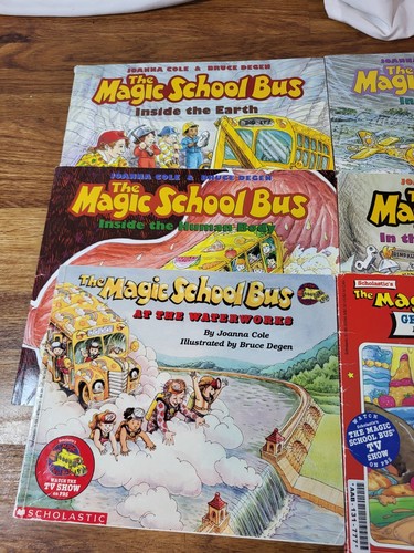 Lot Of 6 Magic School Bus Joanna Cole Books - Picture 3 of 3