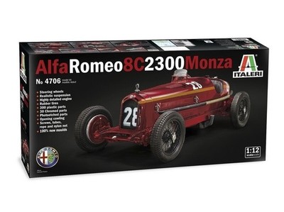 Bausatz Alfa Romeo 8C 2300 Monza 1931-1933, Maßstab 1:12, Italeri #4706