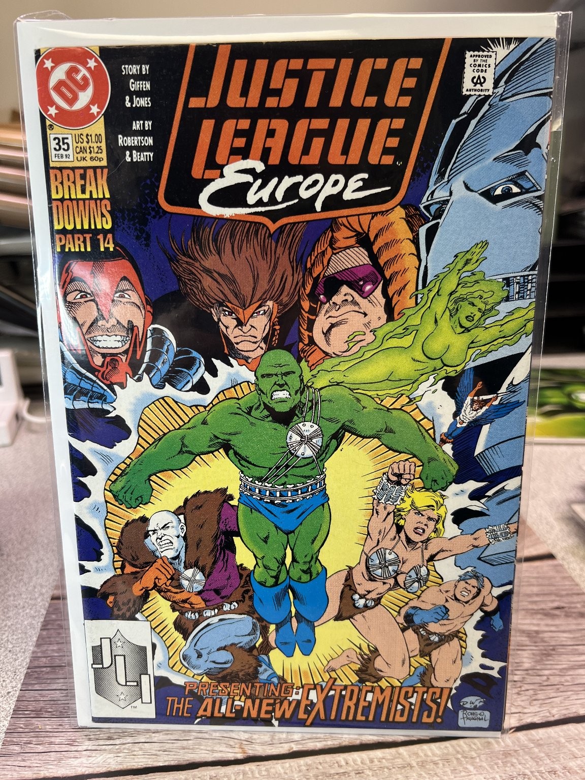 Justice League Europe #35 DC Comics Break Downs Part 14 1992