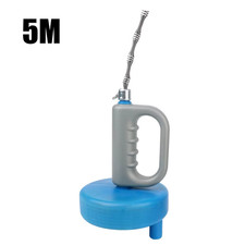 Toilet Sink Drain Unblocker Sewer Pipe Plunger Dredge 5/7/10 Meters Handheld Ext