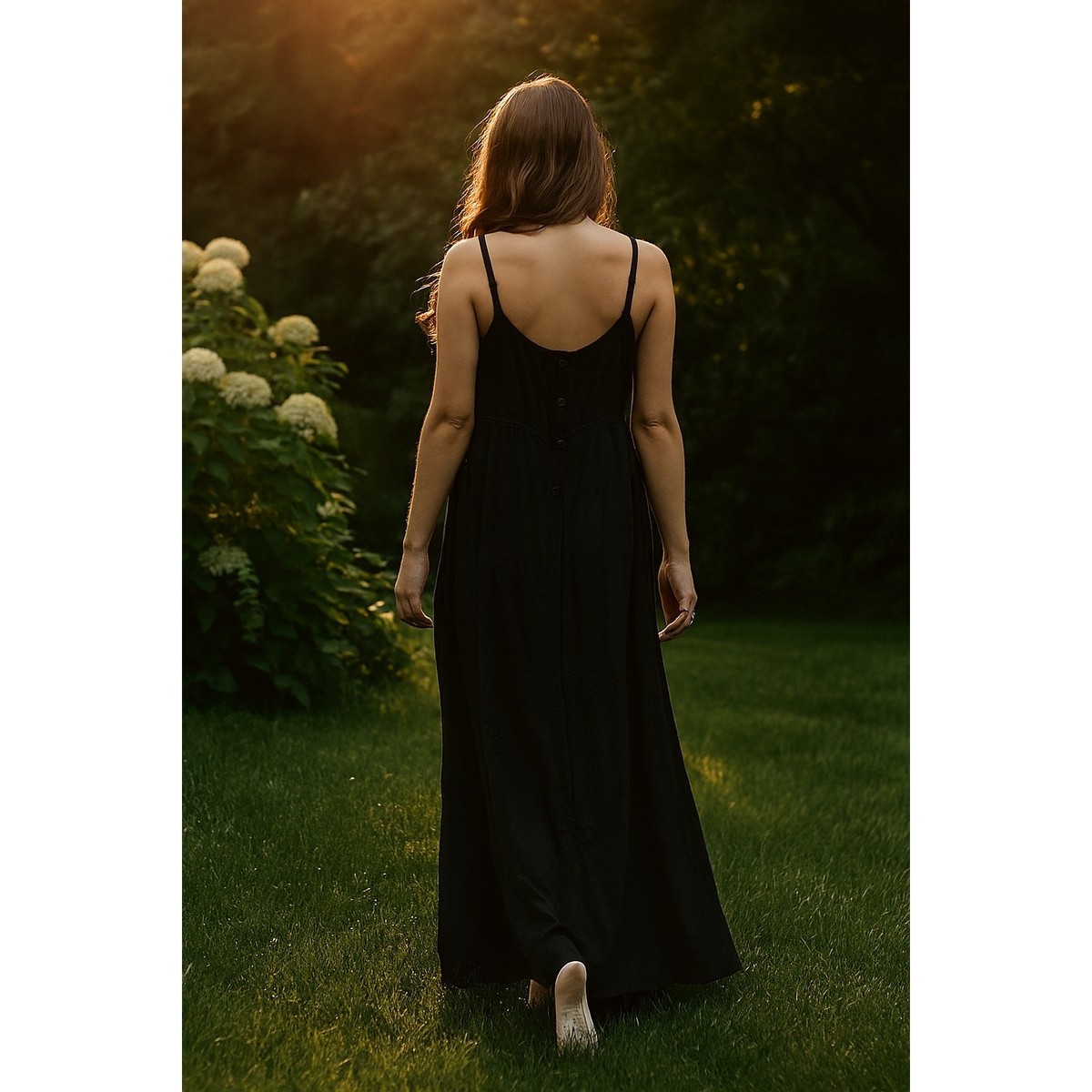 johnny was black embroidered dress Maddy Dress of Euphoria – I Z F main image 1