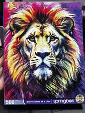 Springbok Brave Colors Of A Lion 500 Piece