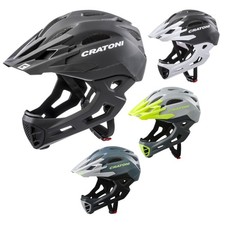 Cratoni C-Maniac Fullfacehelm Bicicletta Downhill Freeride Mentoniera Casco Moto