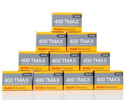 Kodak T-MAX 400 S/W Negativ Film 135/36 10er Pack ISO 400 MHD 04/2028 OVP