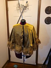 Gold Velvet Victorian capelet