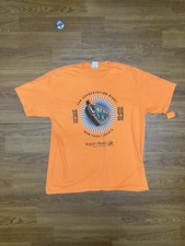 Vintage 1999 New York Liberty Fan Appreciation Night WNBA Orange Shirt Adult XL