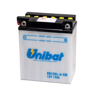BATTERIA MOTO SCOOTER UNIBAT CB12ALA SM = YB12AL-A APRILIA Pegaso 650 00-03 - Imagen 1 de 2