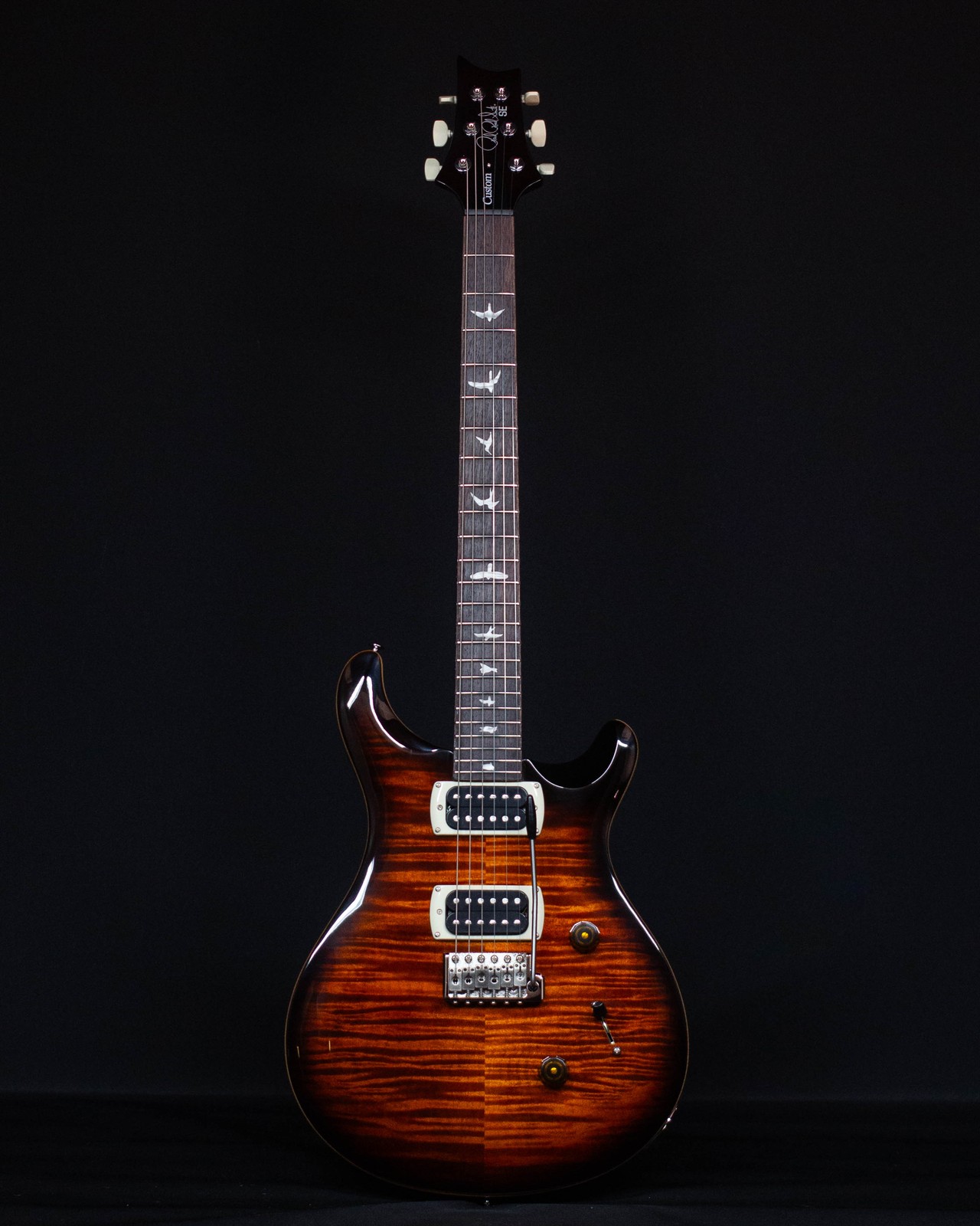 PRS SE Custom 24, Black Gold Sunburst