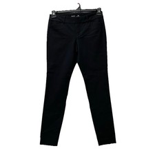 Old Navy Pixie Mid-Rise Pants Womans 2P Black Secret Slim Pockets Straight Leg