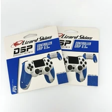 2 Pack Lizard Skins DSP Controller Grip 0.5mm Polar Blue for PS4