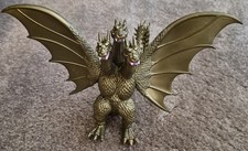 2005 Toho Bandai Godzilla King Ghidorah Action Figure 6.5" Gold Vinyl Kaiju