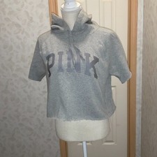 Women s Victoria s Secret Pink Cropped Hoodie