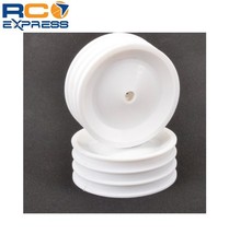 Schumacher Racing White Front Wheels pr - CAT XLS SCHU7290