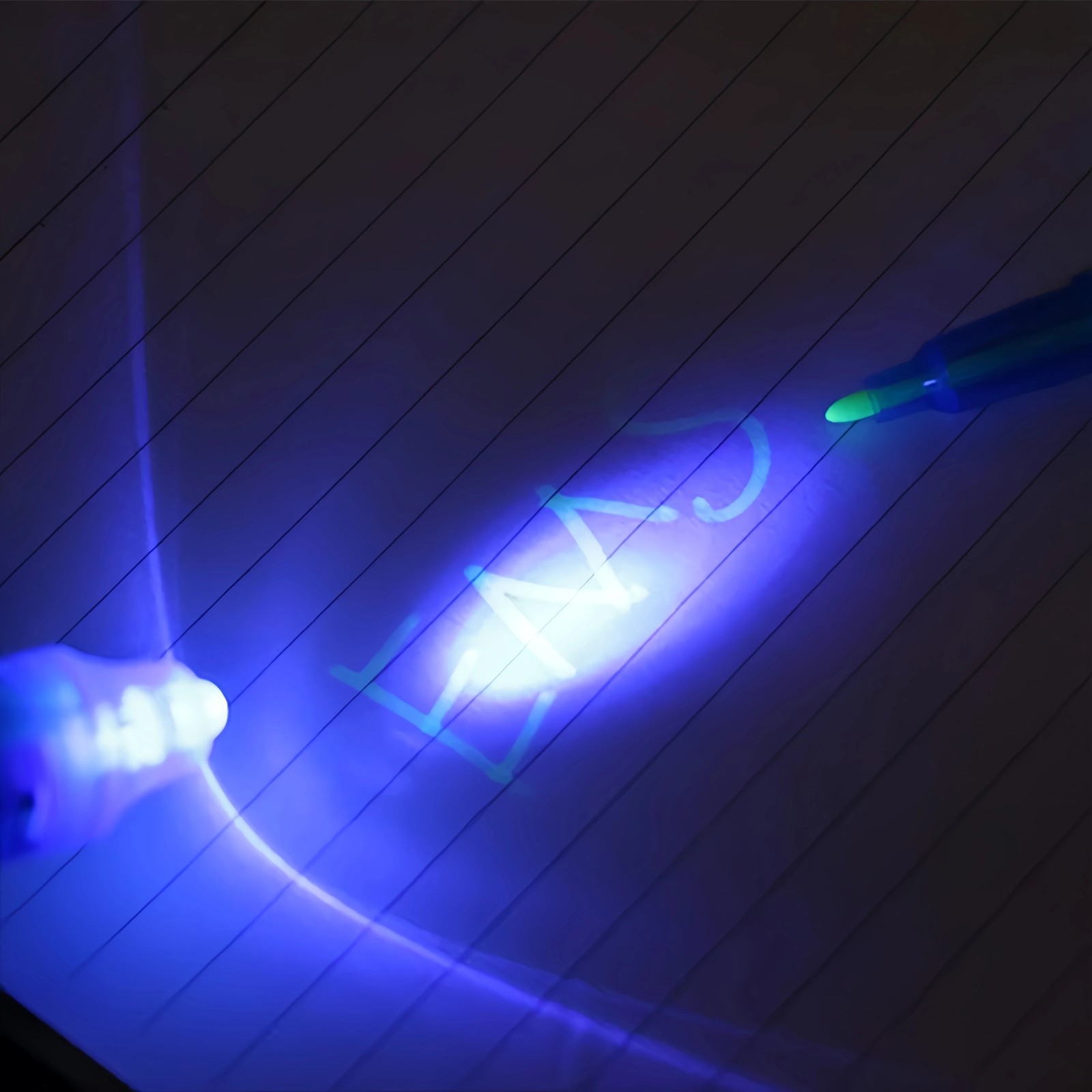12 PCS Spy Pens Invisible Ink Pen with UV Light Magic Marker for Secret Mess