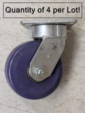 LOT of 4 CASTERS 5" x 2" Albion Kingpinless Swivel Heavy Duty Caster