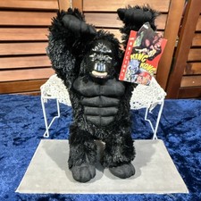 King Plush King Kong Stuffed Gorilla Black Medium Licensed 2005 PA-7453 RC 