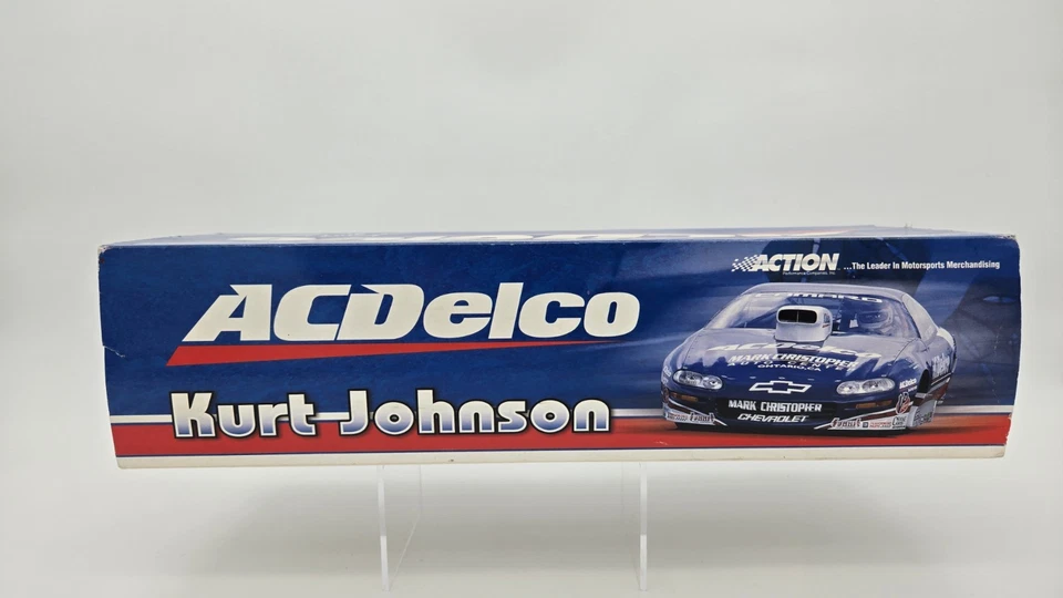 Action Kurt Johnson AC/Delco 2000 Cavalier Pro Stock azul/blanco nuevo en caja escala 1/24 Foto 4 de 4