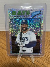 2026 Topps Heritage Chrome Silver Sparkle 47 YANDY DIAZ Rays