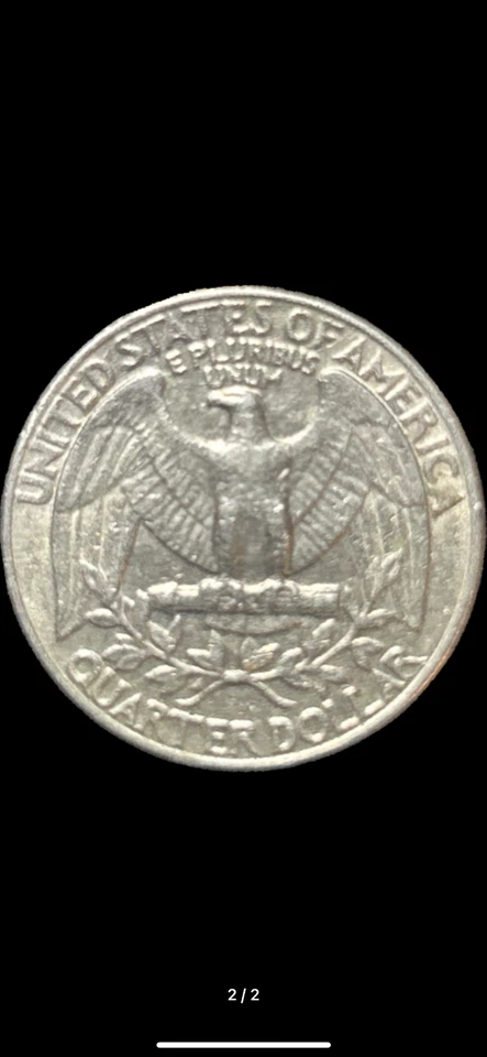 RARE 1982-P QUARTER ~ FILLED MINT MARK ERROR / In Liberty/in God We Trust /year - Image 3 of 4