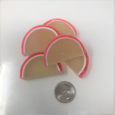 Cavalier Candies Fruit Slices Pear flavor jelly candy 1 pound