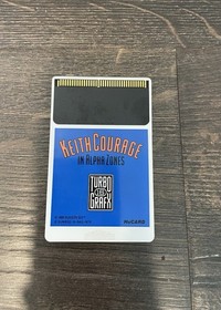 Keith Courage in Alpha Zones TurboGrafx-16, 1989 w/Manual