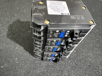 (5) Eaton BRP120DF 20 Amp 1 Pole BR AFCI/GFCI Dual Function Circuit Breaker