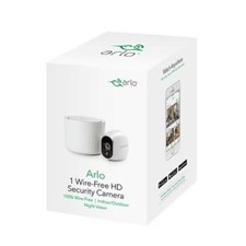 Arlo 1 Wire HD Security Camera System - White VMS3130W100NAS new